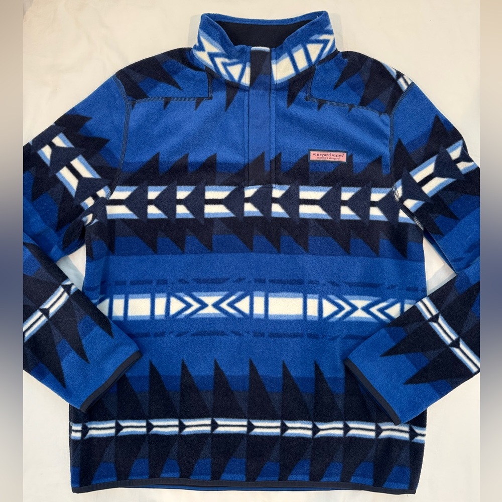 Vineyard Vines half zip fleece pullover
